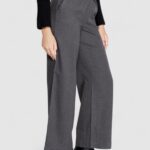 Pantaloni a palazzo Jacqueline de Yong JDYPAULA LIFE HW WIDE PANT WVN Antracite - Foto 4