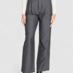 Pantaloni a palazzo Only ONLMARION HW PLEAT WID MEL PANT TLR Grigio - Foto 5