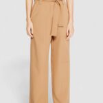 Pantaloni bootcut Rinascimento  Beige - Foto 2