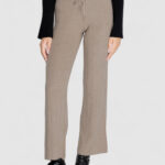 Pantaloni regular Only ONLTESS MW PANT KNT Beige - Foto 2