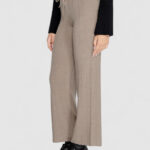 Pantaloni regular Only ONLTESS MW PANT KNT Beige - Foto 3