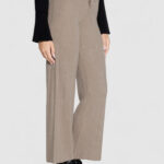 Pantaloni regular Only ONLTESS MW PANT KNT Beige - Foto 4