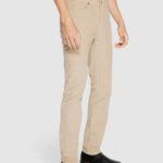 Pantaloni slim Jeckerson JOHN 5 TASCHE TOPPA Beige - Foto 2