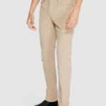 Pantaloni slim Jeckerson JOHN 5 TASCHE TOPPA Beige - Foto 4