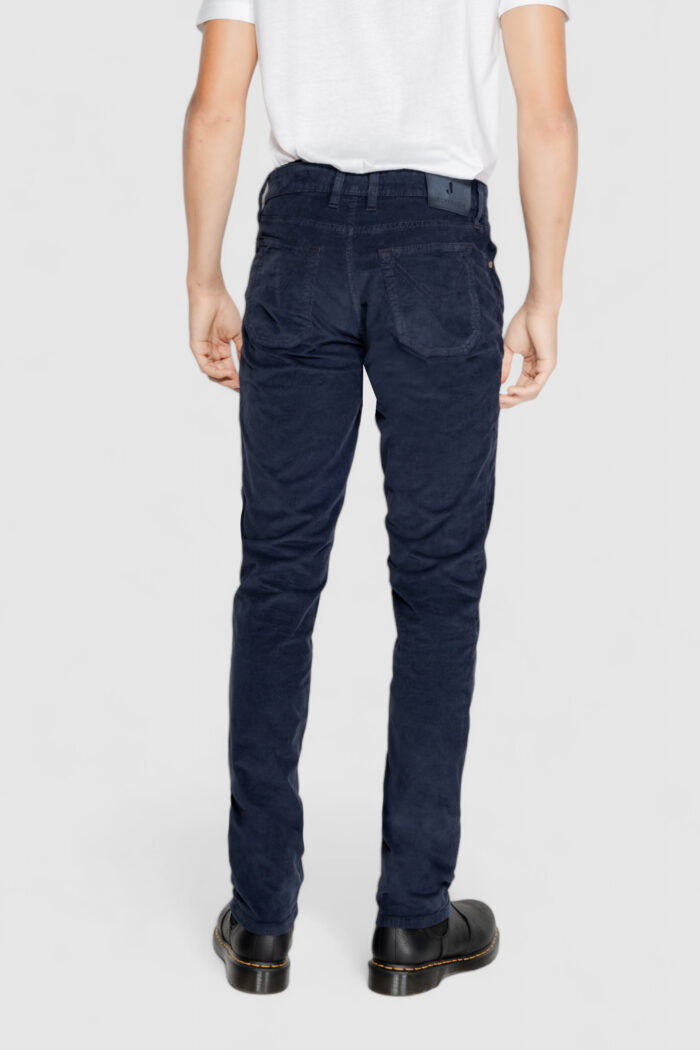 Pantaloni slim Jeckerson JOHN 5 TASCHE TOPPA Blu