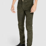 Pantaloni slim Jeckerson JOHN 5 TASCHE TOPPA Verde Oliva - Foto 3