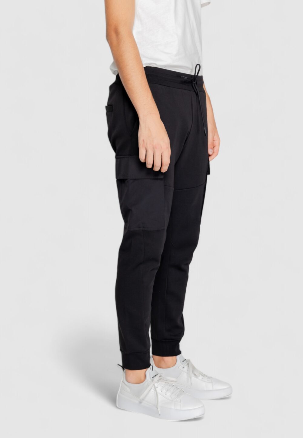 Pantaloni sportivi Antony Morato FLEECE INTERLOCK COTTON Nero - Foto 4