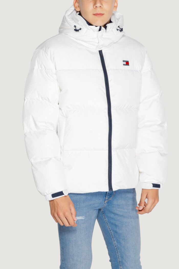 Piumino Tommy Hilfiger TJM FLAG BACK ALASKA Bianco