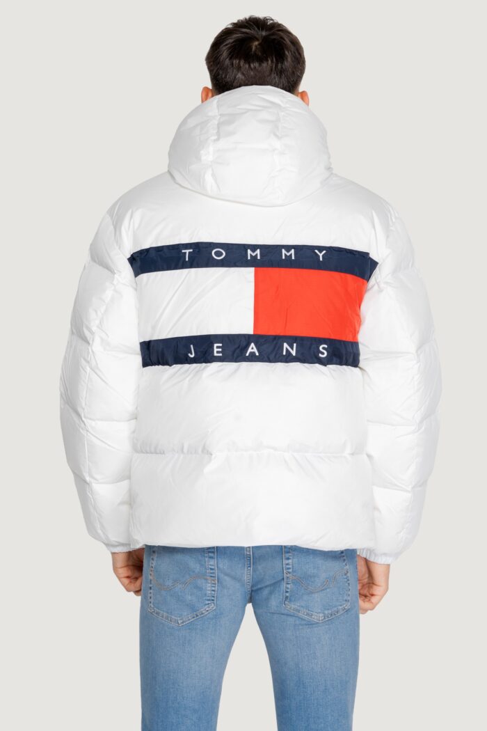 Piumino Tommy Hilfiger TJM FLAG BACK ALASKA Bianco