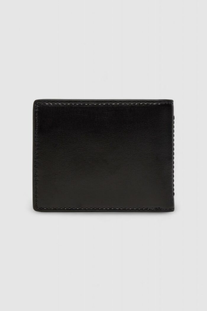 Portafoglio con portamonete Calvin Klein CLEAN ESNTL BIFOLD 5CC W/COIN Nero