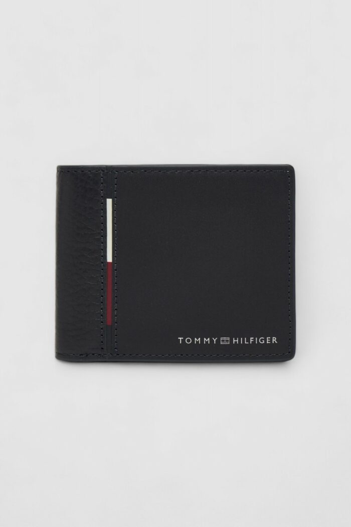 Portafoglio senza portamonete Tommy Hilfiger TH CASUAL MINI CC WALLET Blu