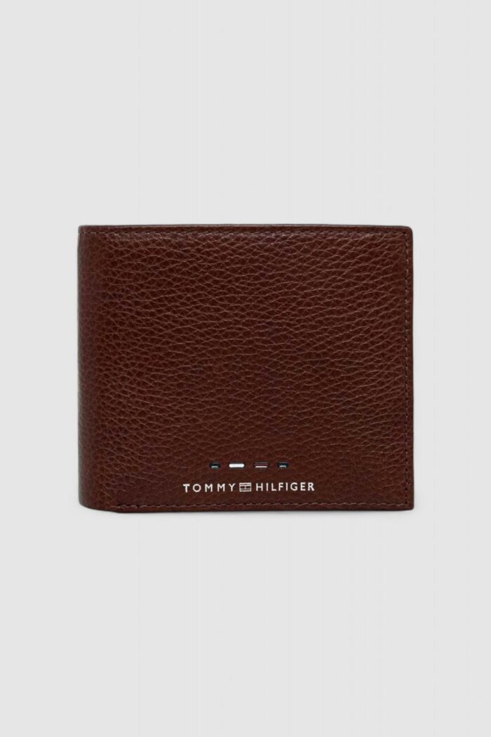 Portafoglio con portamonete Tommy Hilfiger TH PREMIUM CC & COIN Marrone