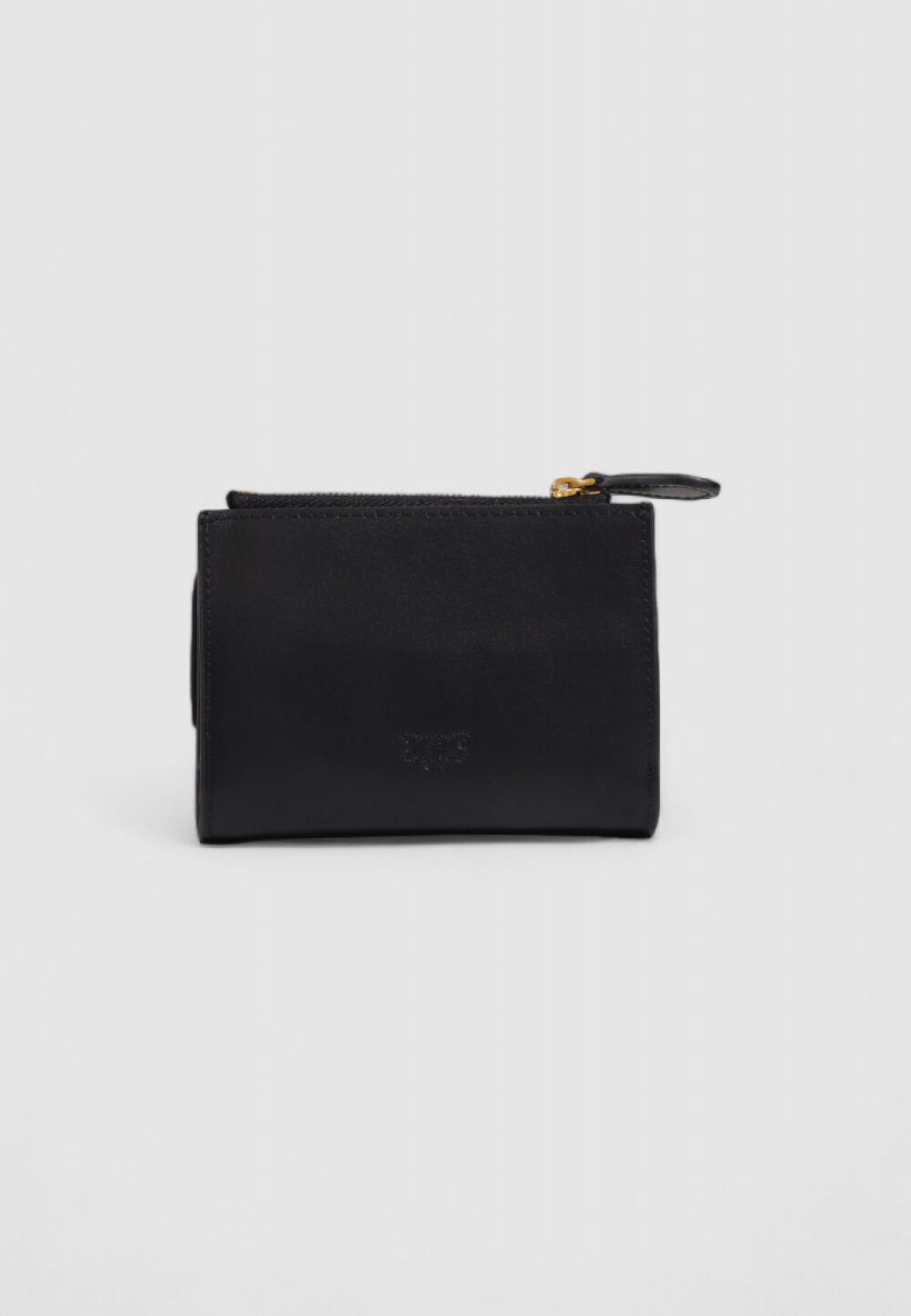 Portafoglio piccolo Pinko COMPACT WALLET VITELLO SETA Nero - Foto 3