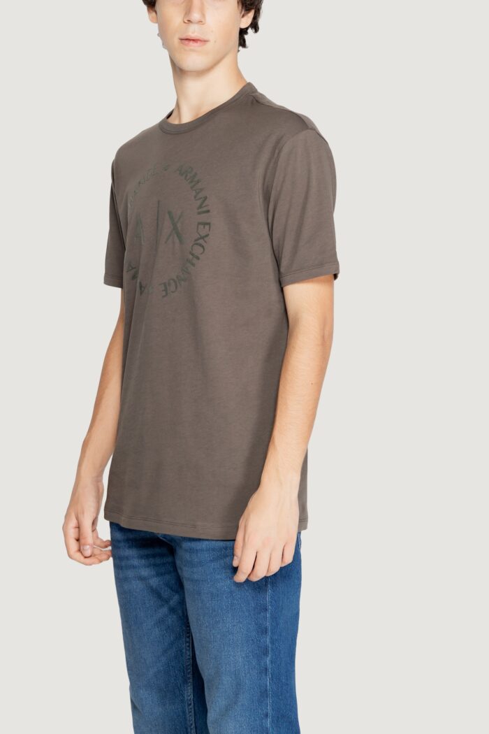 T-shirt Armani Exchange  Marrone