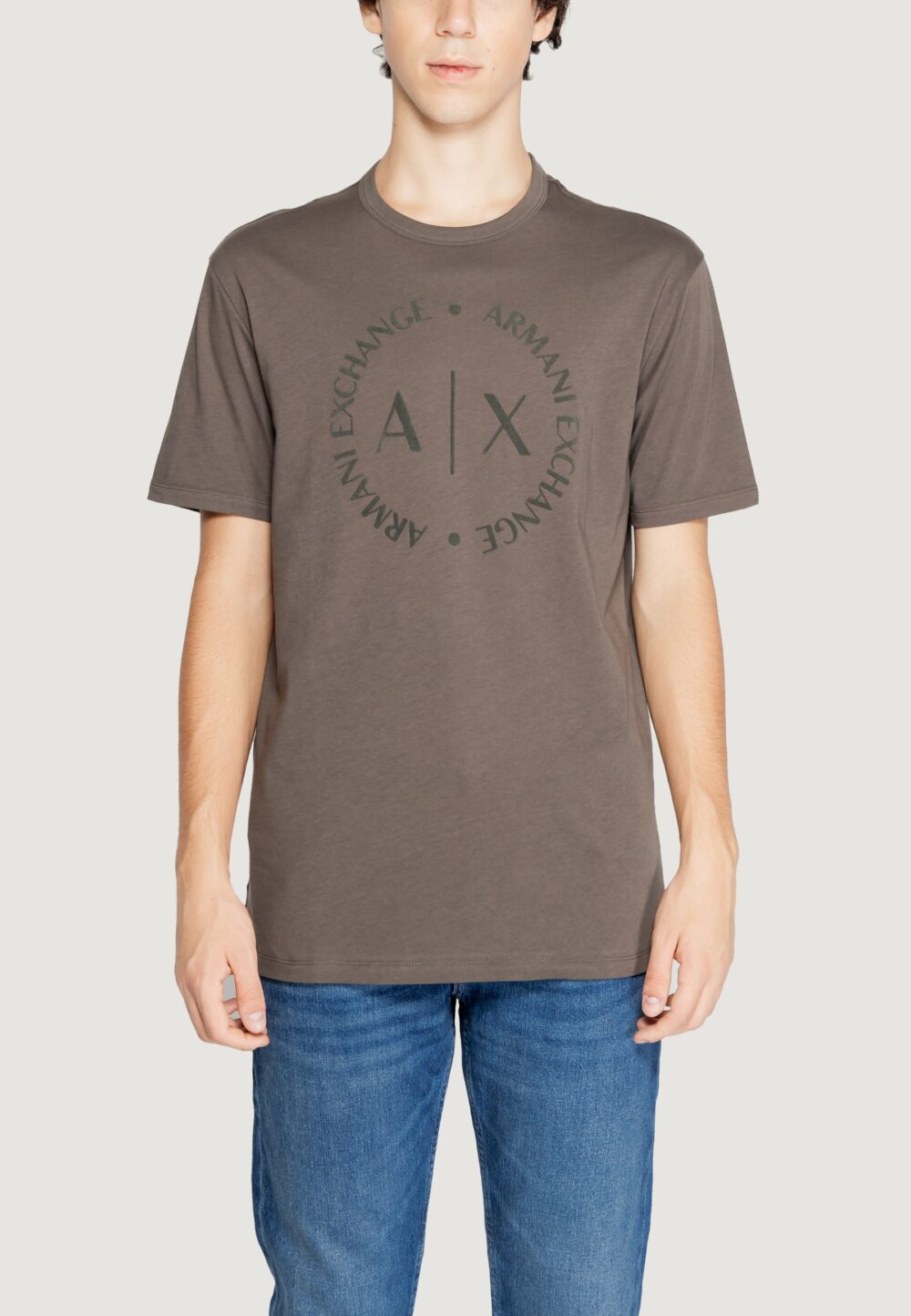 T-shirt Armani Exchange  Marrone - Foto 2