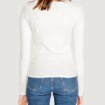 T-shirt Guess Active COLETTE LS RIB Panna - Foto 3