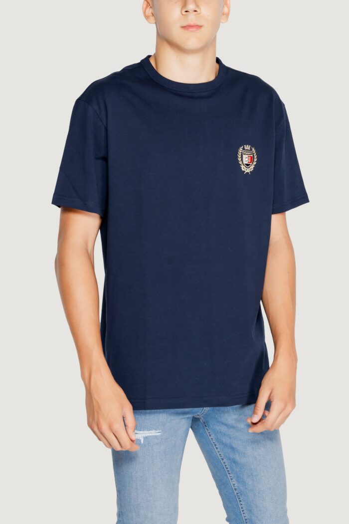 T-shirt Tommy Hilfiger TJM REG RWB CREST Blue scuro