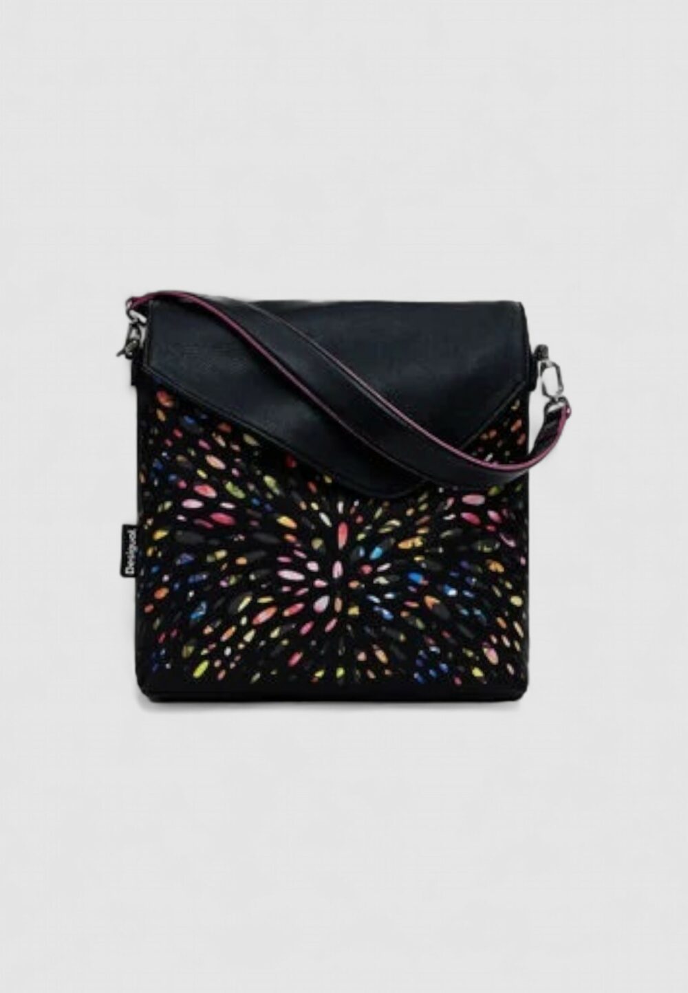 Zaino Desigual BACK_BLACKWELL JERSEY Nero - Foto 3