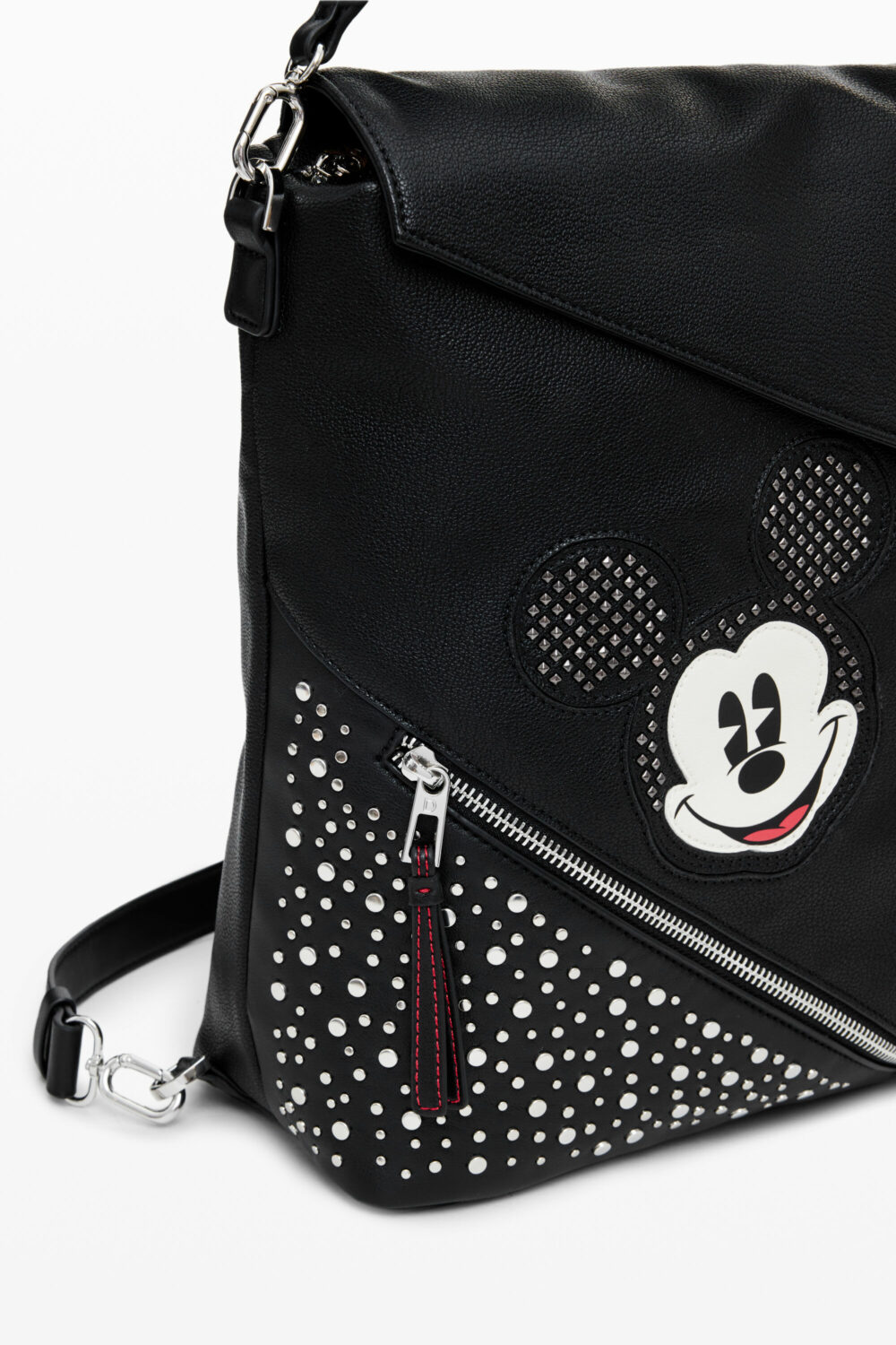 Zaino Desigual BACK_MICKEY STUDSTYLE JER Nero - Foto 2