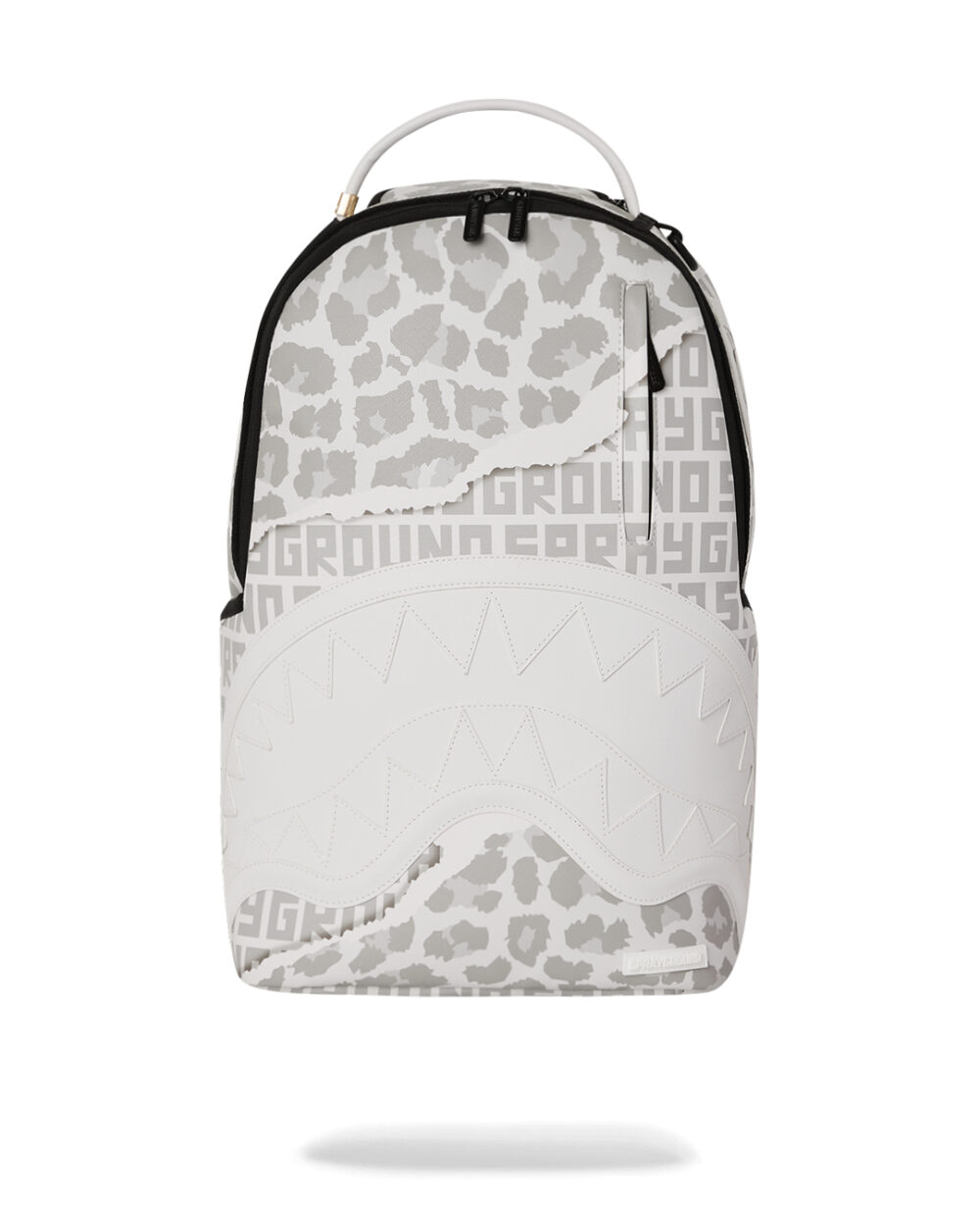 Zaino Sprayground LEOPARD BURNER EMBOSSED DLXSV BACKPACK Bianco - Foto 1