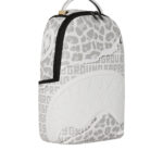 Zaino Sprayground LEOPARD BURNER EMBOSSED DLXSV BACKPACK Bianco - Foto 3