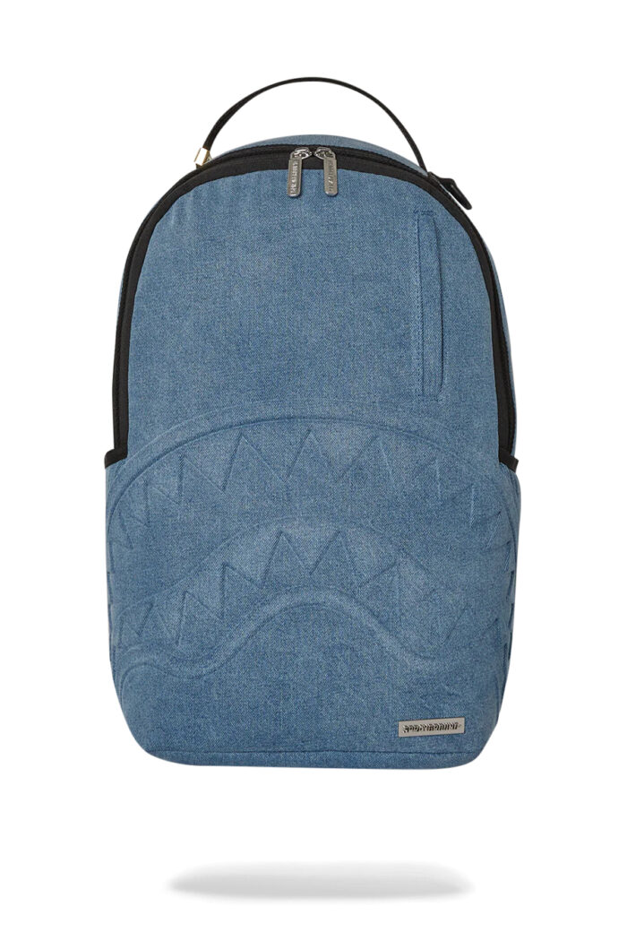 Zaino Sprayground STONE WASHED SHARK BACKPACK Denim