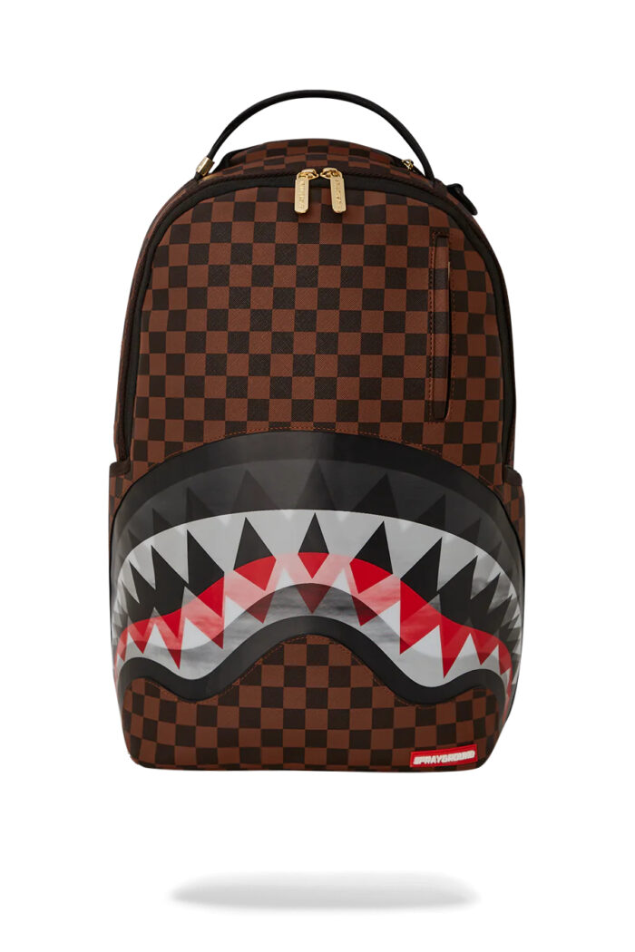 Zaino Sprayground SHARKS IN PARIS LENTICULAR CHOMP BACKPACK Marrone