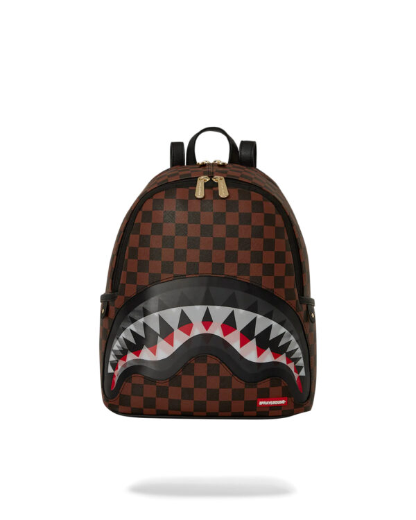 Zaino Sprayground SHARKS IN PARIS LENTICULAR CHOMP SAVAGE BACKPACK Marrone - Foto 1