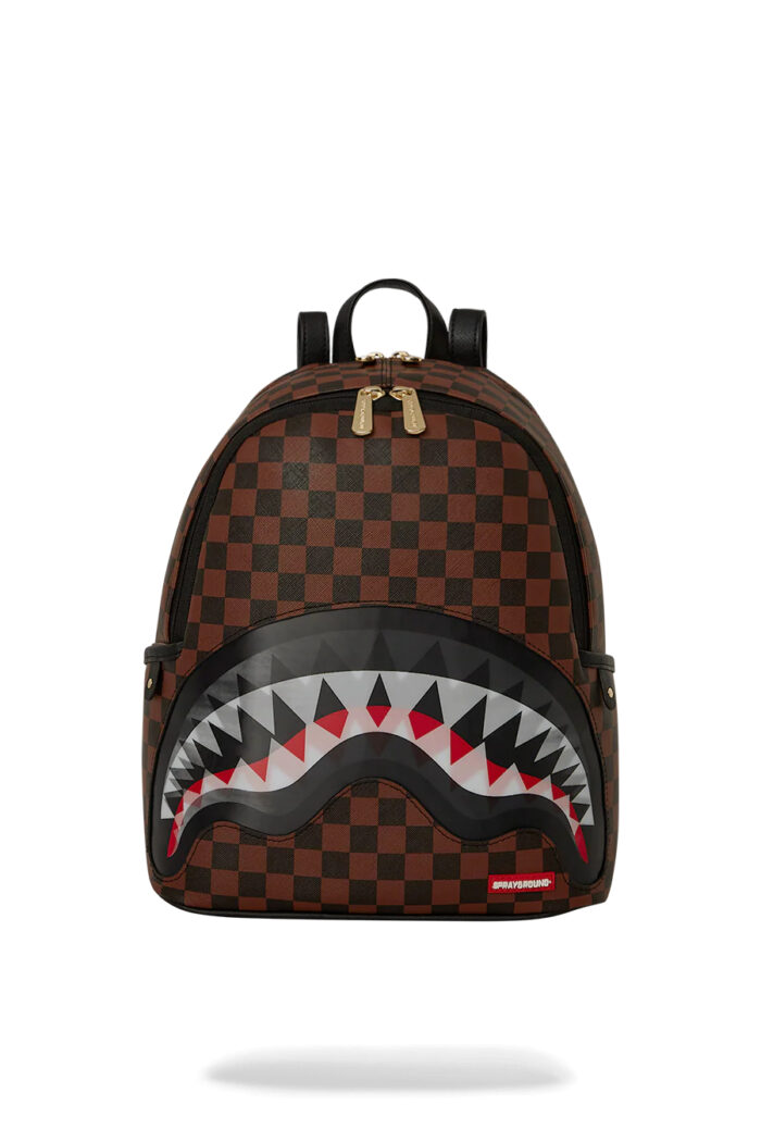 Zaino Sprayground SHARKS IN PARIS LENTICULAR CHOMP SAVAGE BACKPACK Marrone