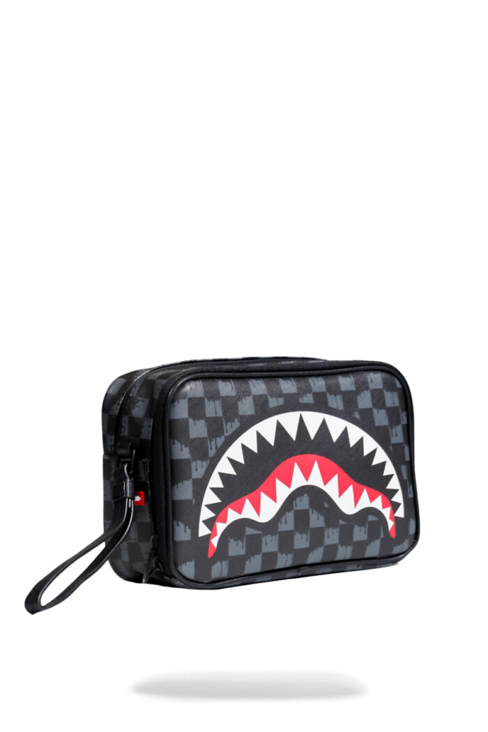 Pochette e beauty Sprayground DRIP CHECK TOILETRY BRICK Nero