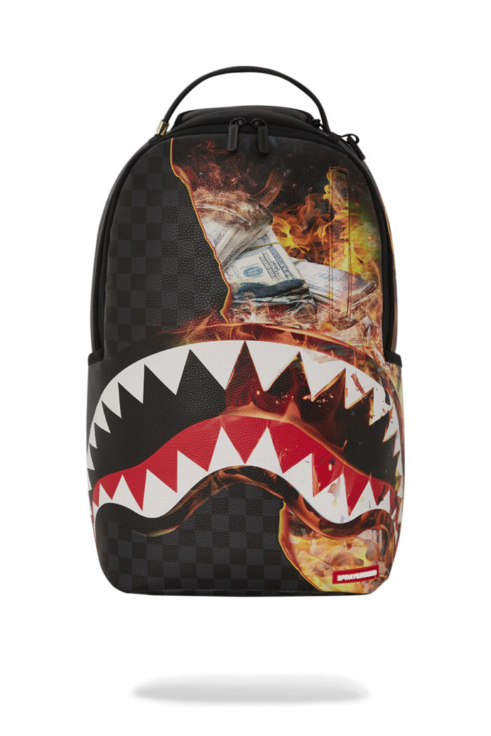 Zaino Sprayground SHARK CHECK BACKPACK Nero