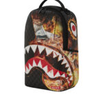 Zaino Sprayground SHARK CHECK BACKPACK Nero - Foto 2