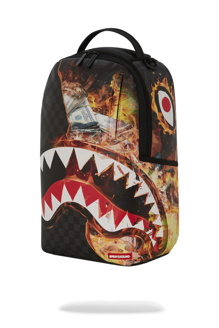 Zaino Sprayground SHARK CHECK BACKPACK Nero