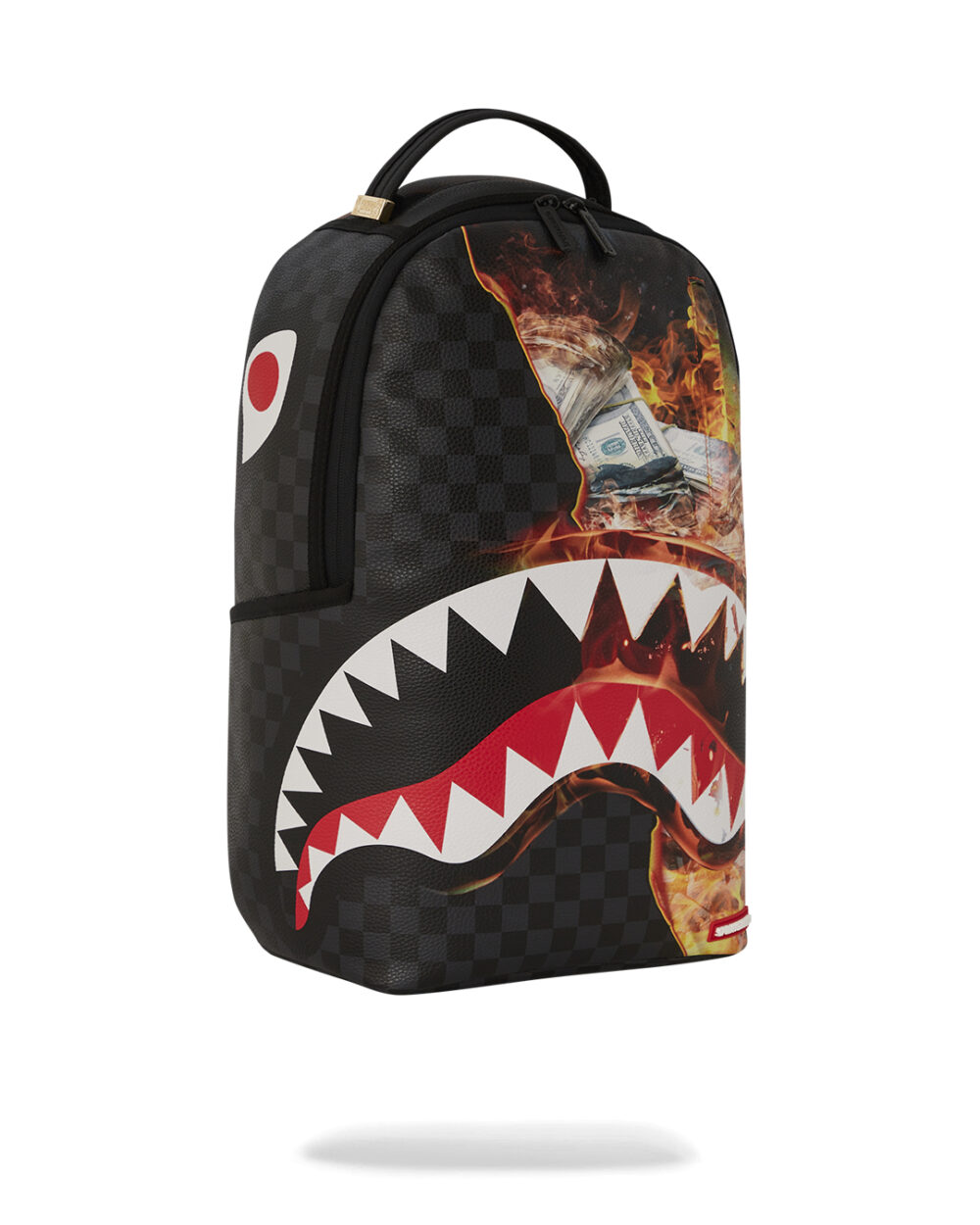 Zaino Sprayground SHARK CHECK BACKPACK Nero - Foto 4