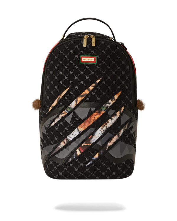 Zaino Sprayground TIGER SCRATCHED DLXSV BACKPACK Nero - Foto 1