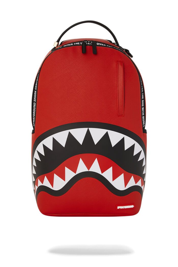 Zaino Sprayground SHARK CENTRAL HOLDIN DOWN THE CITY DLXSV BACKPACK Rosso