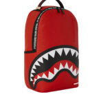 Zaino Sprayground SHARK CENTRAL HOLDIN DOWN THE CITY DLXSV BACKPACK Rosso - Foto 3