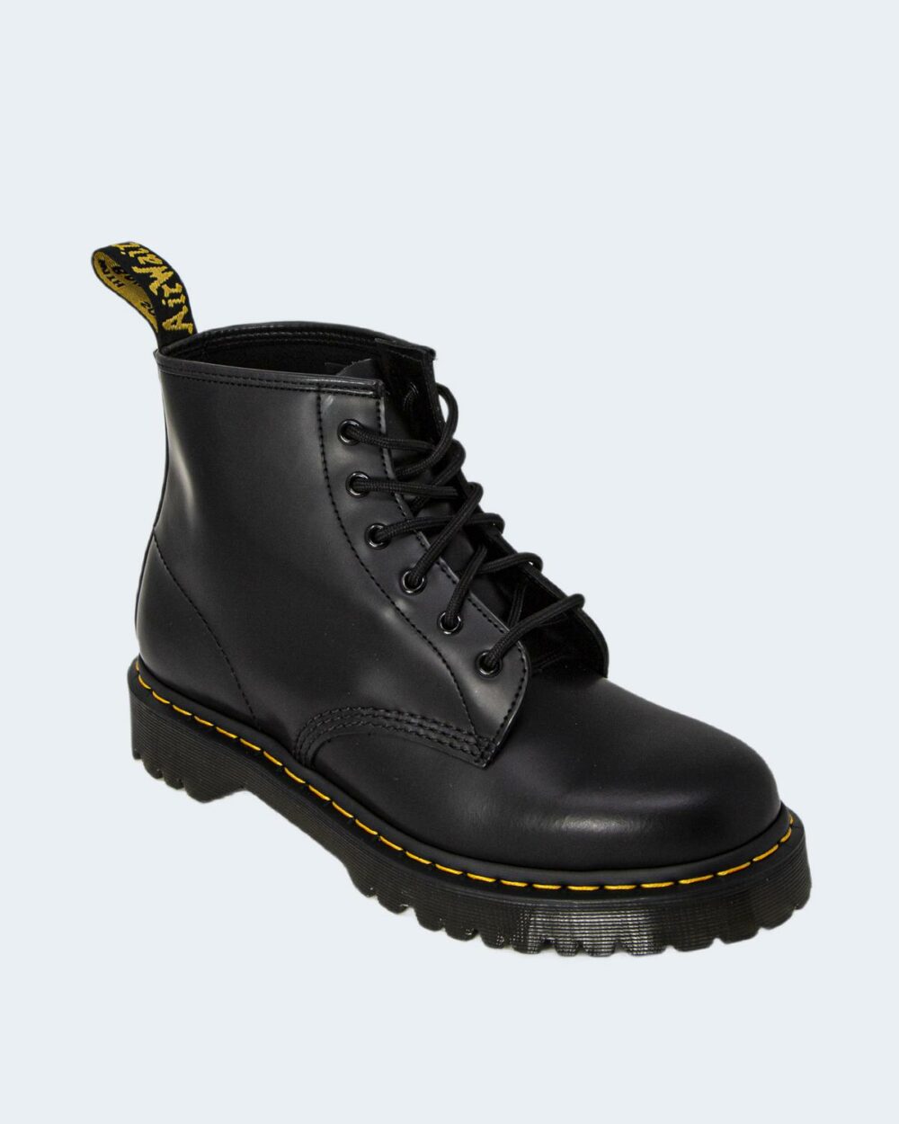 Anfibi Dr. Martens 101 Bex Black Smooth Nero - Foto 4