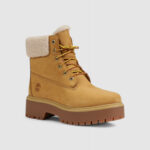 Anfibi TIMBERLAND MID WARM WATERPROOF BOOT Beige - Foto 2