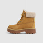 Anfibi TIMBERLAND MID WARM WATERPROOF BOOT Beige - Foto 3