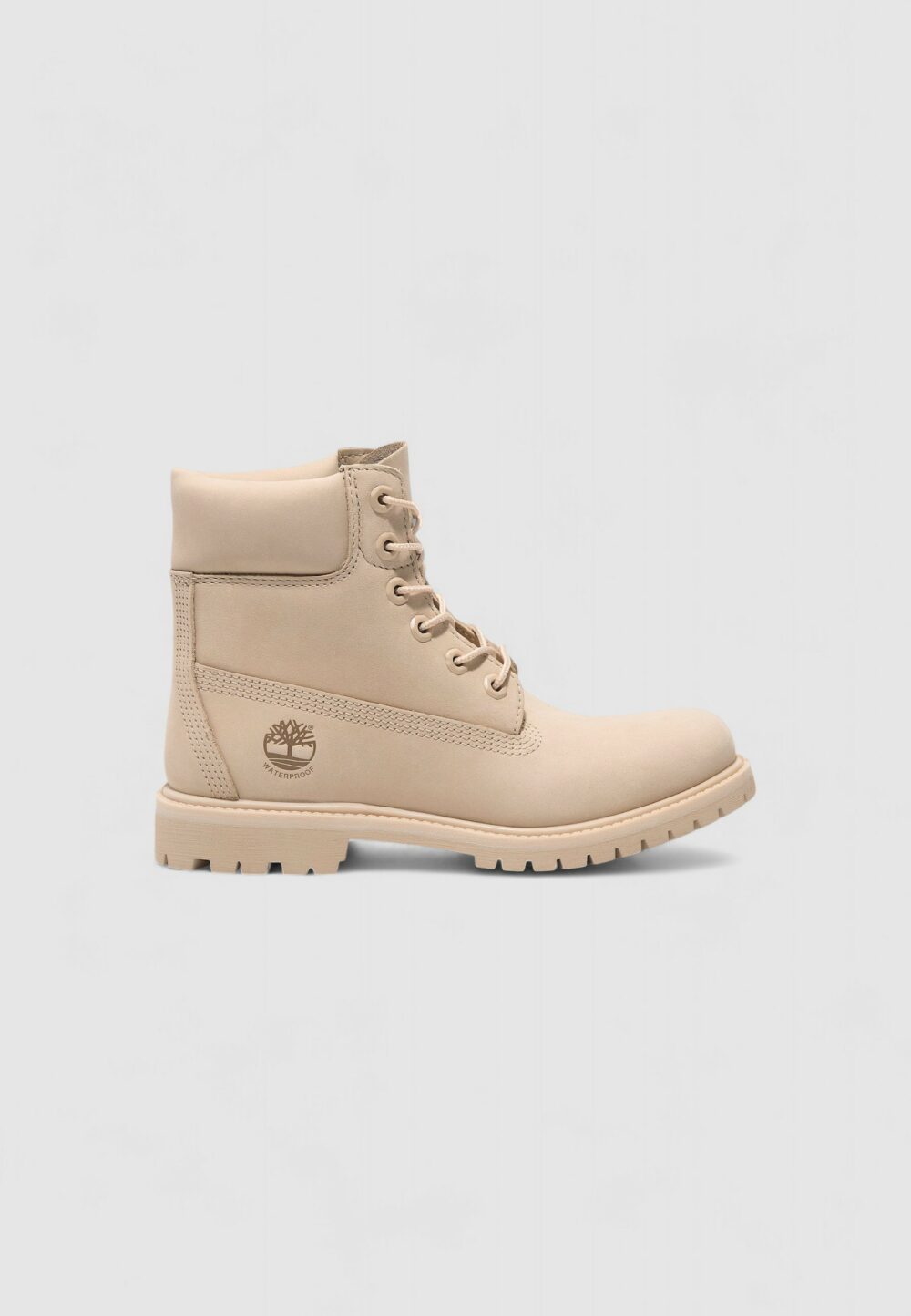 Anfibi TIMBERLAND 6 IN LACE WATERPROOF BOOT Beige chiaro - Foto 1