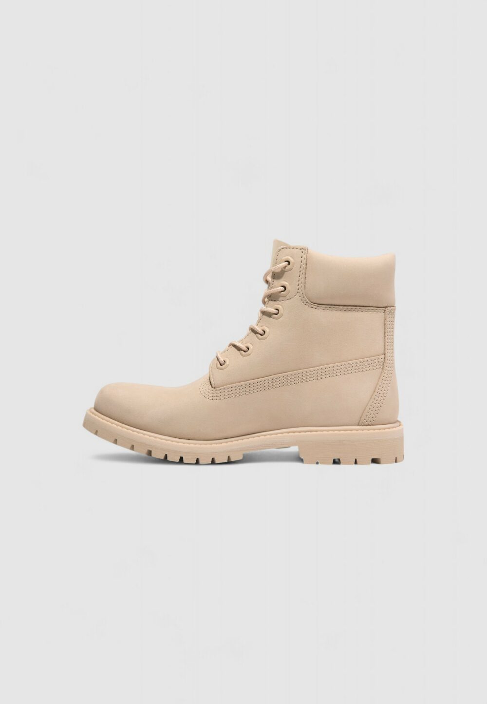 Anfibi TIMBERLAND 6 IN LACE WATERPROOF BOOT Beige chiaro - Foto 5