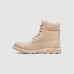 Anfibi TIMBERLAND 6 IN LACE WATERPROOF BOOT Beige chiaro - Foto 5