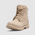 Anfibi TIMBERLAND 6 IN LACE WATERPROOF BOOT Beige chiaro - Foto 2