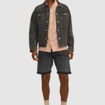 Bermuda Jack Jones JJICHRIS JJWOOD SHORTS GE 815 Black Jeans - Foto 3