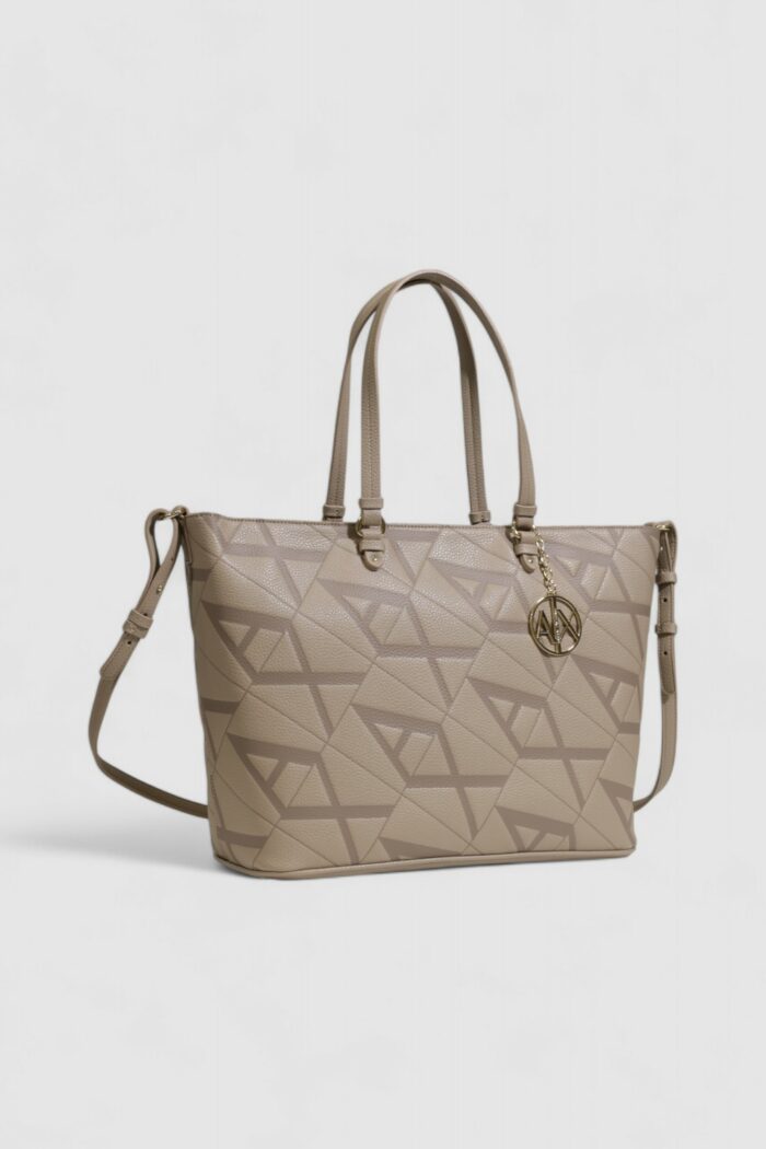 Borsa Armani Exchange  Beige chiaro