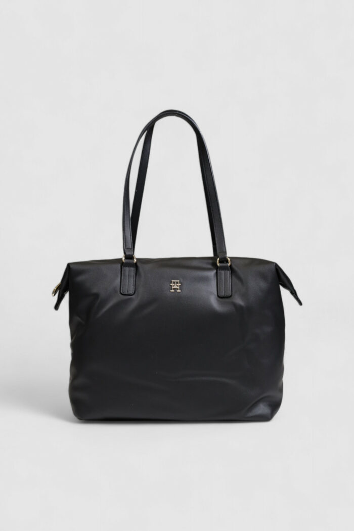 Borsa Tommy Hilfiger POPPY REFORM TOTE Nero