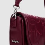 Borsa Desigual BAG_KELLER GALES LONG Bordeaux - Foto 5