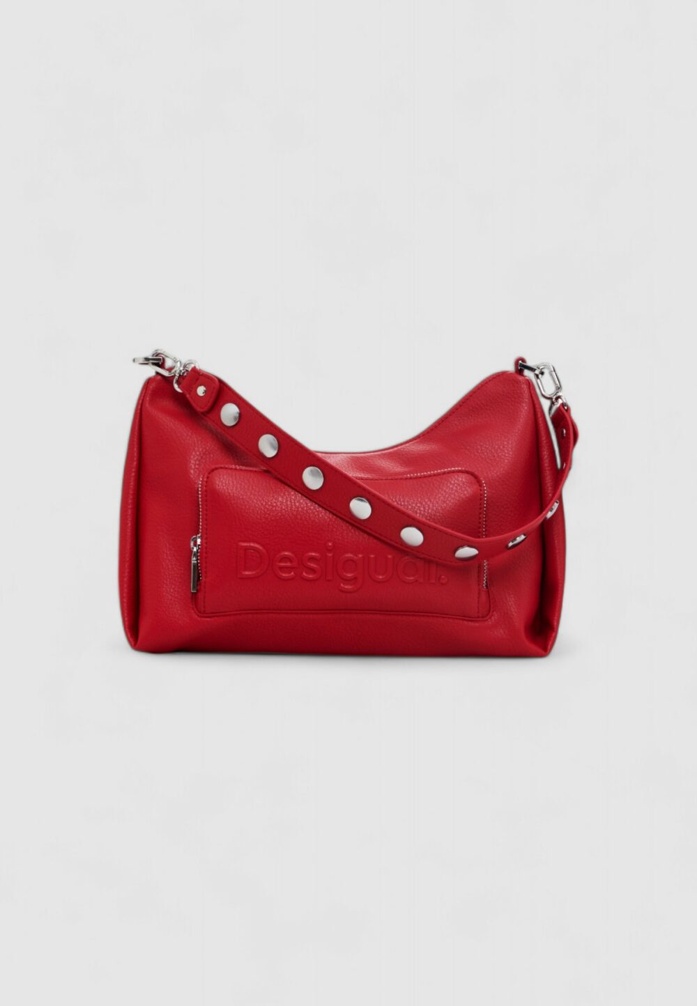 Borsa Desigual BAG_HALF LOGO MAYARI MAX Rosso - Foto 3