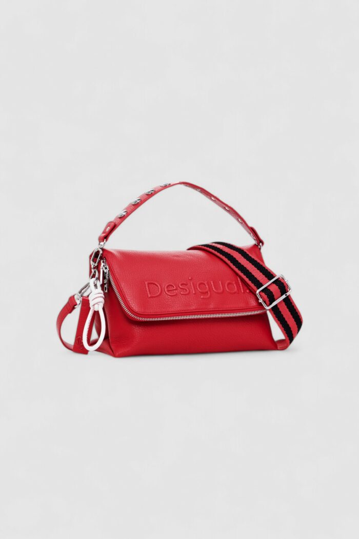 Borsa Desigual BAG_HALF LOGO VENECIA 3 Rosso